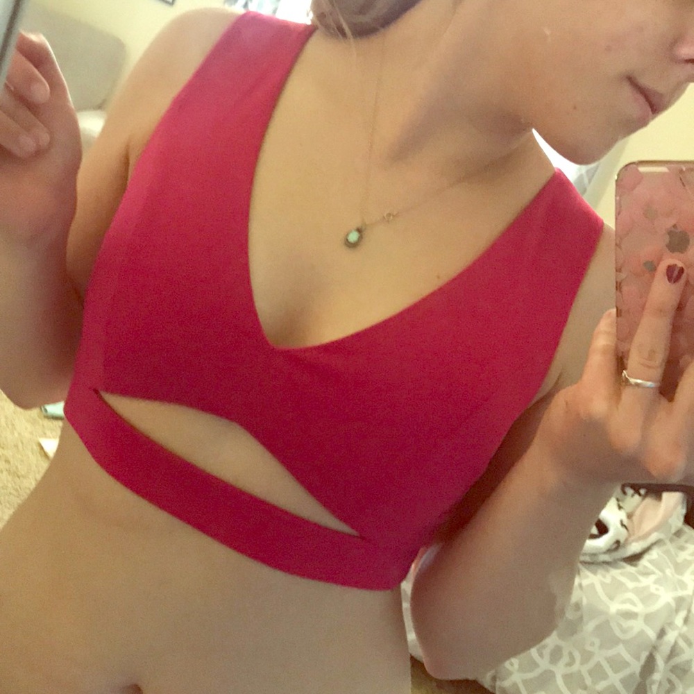 Hot Pink Crop Top